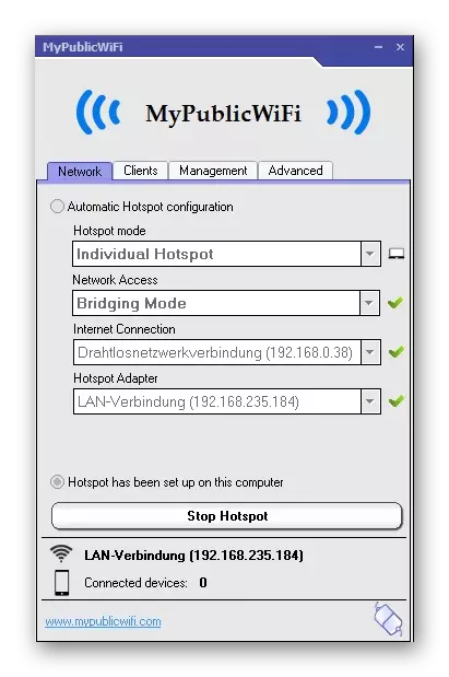 با استفاده از برنامه MyPublicwifi برای توزیع اینترنت با لپ تاپ