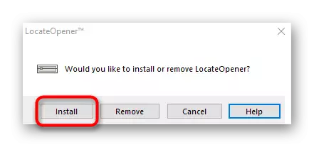 Installere LocateOpener-programmet i Windows 10 for å definere filformatet ytterligere