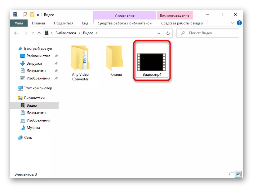 Roeping van die konteks kieslys van die lêer om die formaat te bepaal in Windows 10
