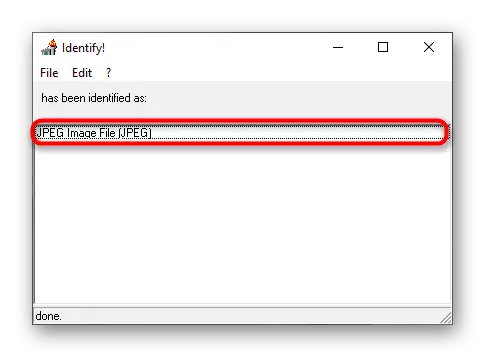 Kahulugan ng pagpapalawak ng file sa pamamagitan ng pagkilala sa programa sa Windows 10
