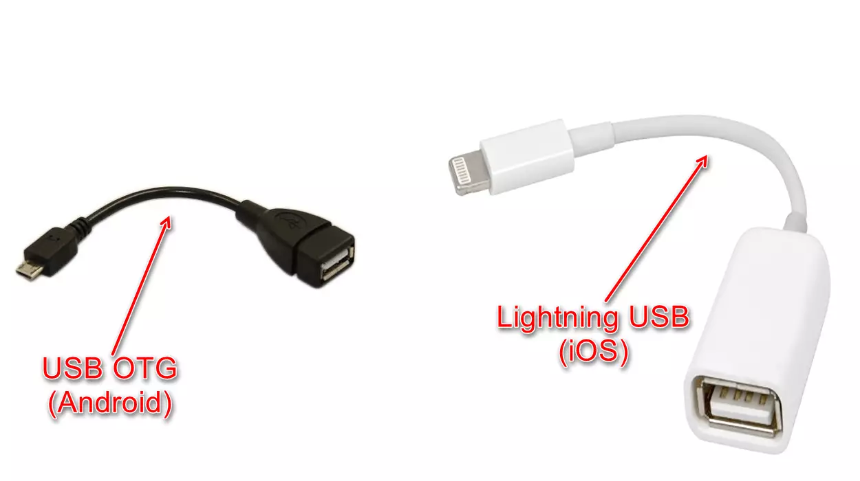 Адаптери за поместување на датотеки од телефонот до USB Flash Drive преку OTG
