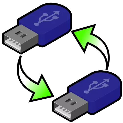 A flash meghajtók adatai átvitele az USB flash meghajtóba