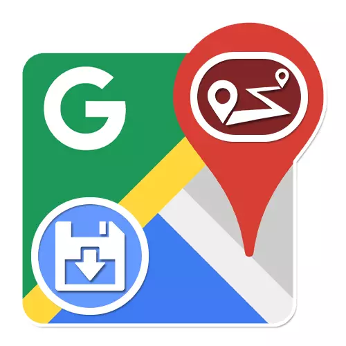 Como gardar unha ruta en Google Maps