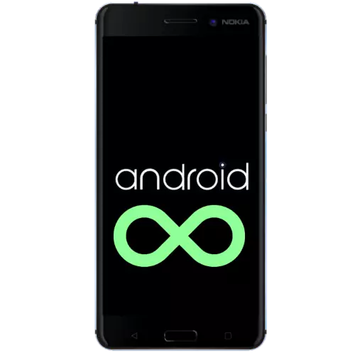 Telefona Android dema ku zivirî li ser ekranê ye