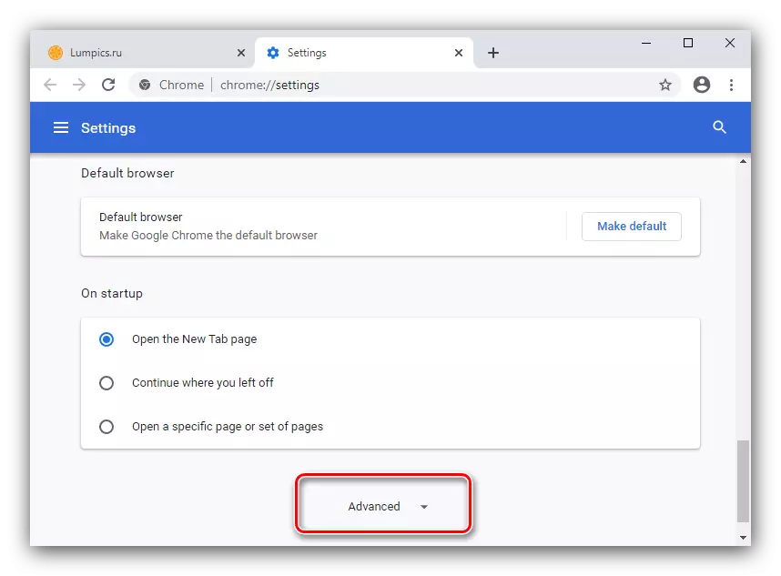 Configuración adicional para cambiar a lingua no navegador de Google Chrome