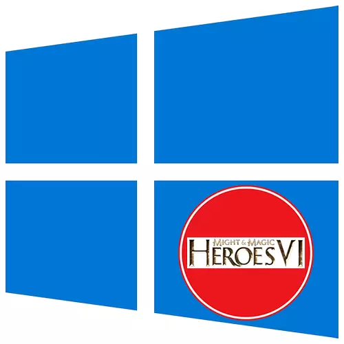 Heroes 6 Usiendeshe kwenye Windows 10.