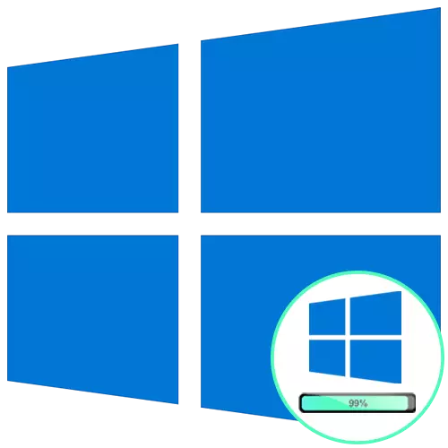 Windows 10, amikor betöltődik a logóra