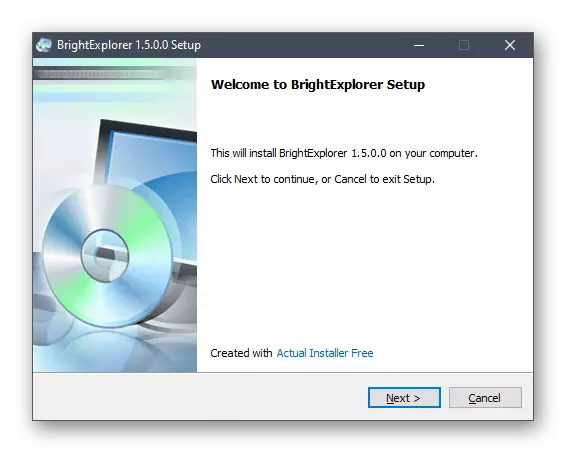 Menginstal utilitas BrightExplorer di Windows 10 untuk menambahkan tab ke Explorer