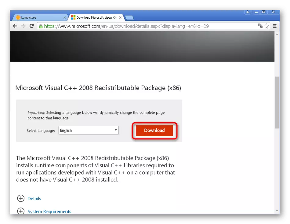 Meluncurkan unduhan visual C ++ saat memperbaiki masalah dengan bcrypt.dll di Windows XP