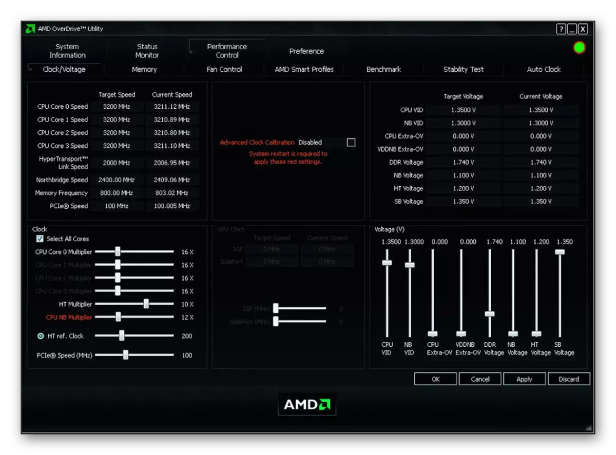 L'ús d'AMD Overdrive a la RAM overclock