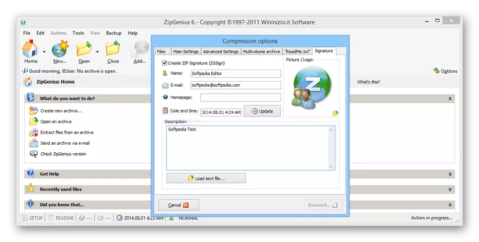 Utilitzar el programa ZipGenius per desempaquetar Arxius de format RAR