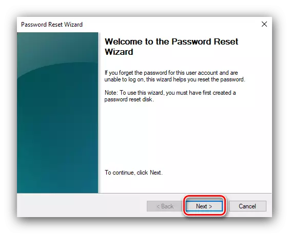Ievadiet atkopšanas vedni, lai izmantotu Windows 10 paroles atgūšanas disku