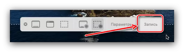 Filloni regjistrimin e ekranit në MacOS përmes shtënë të ekranit