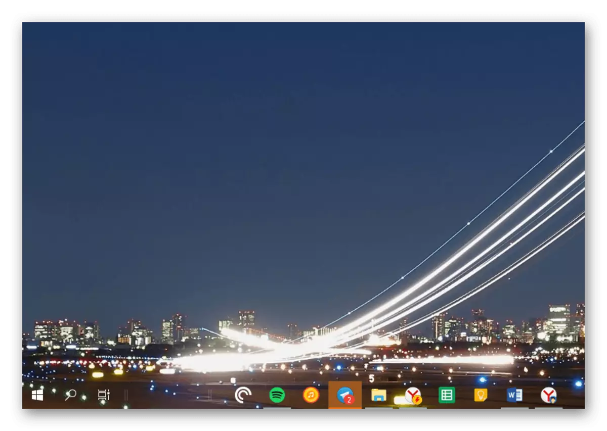 Setting the transparency of the taskbar in Windows 10