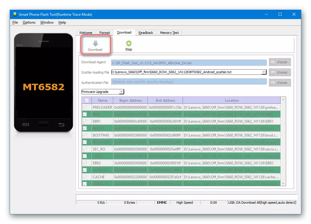 Lenovo S660 Firmware SP Flash Tool Pib Rewaging nco