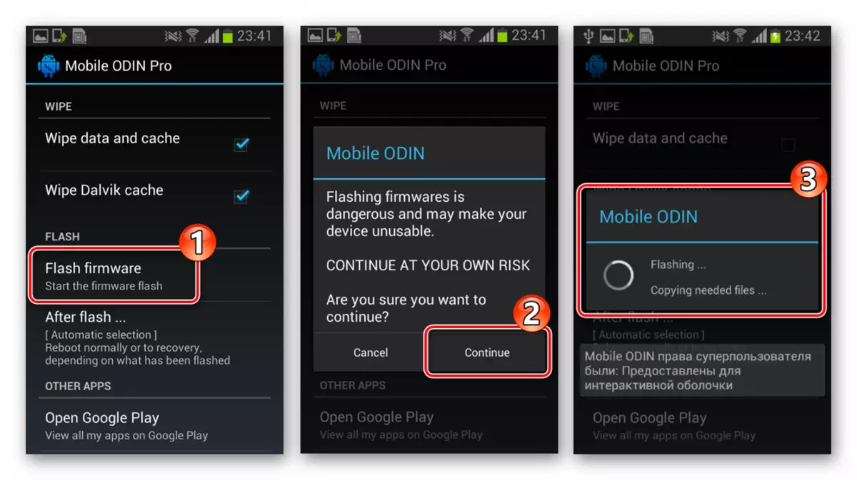 Samsung Galaxy S 2 GT-I9100 Miwiti instalasi perangkat kukuh file perjalanan liwat mobile ODIN
