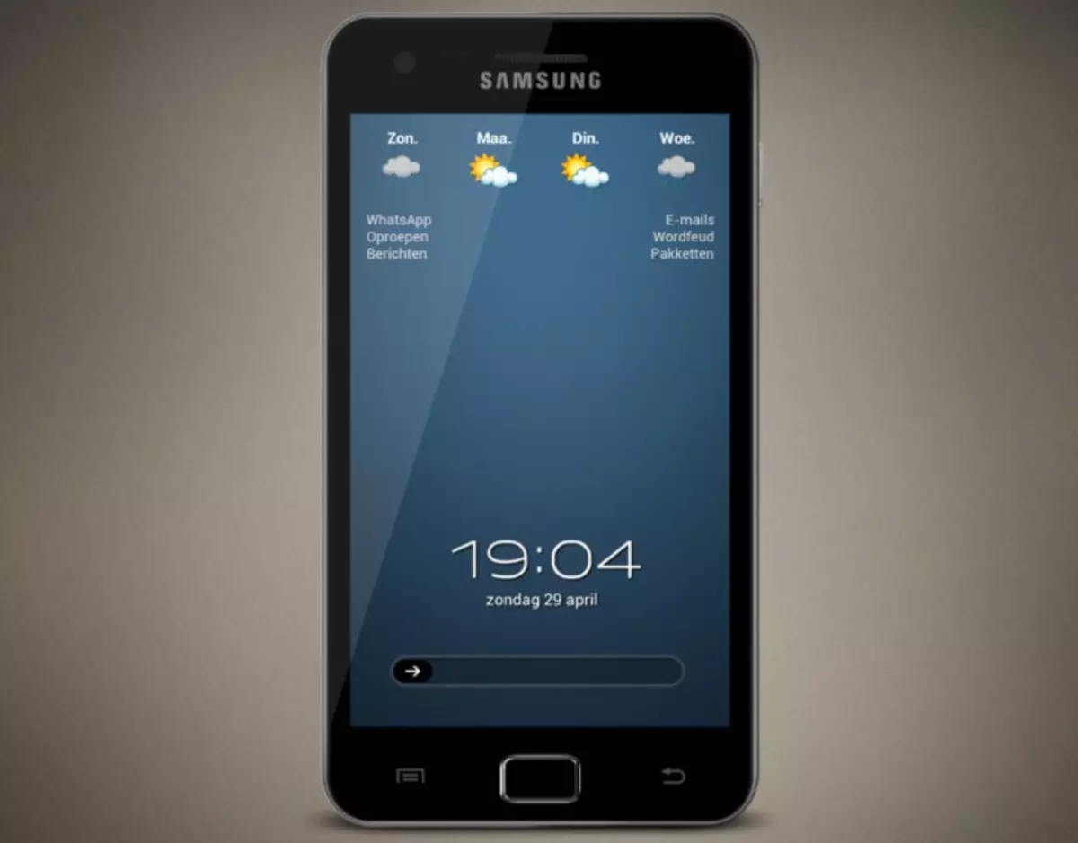 Samsung Galaxy S 2 GT-I9100 Custom Firmware fyrir Smartphone