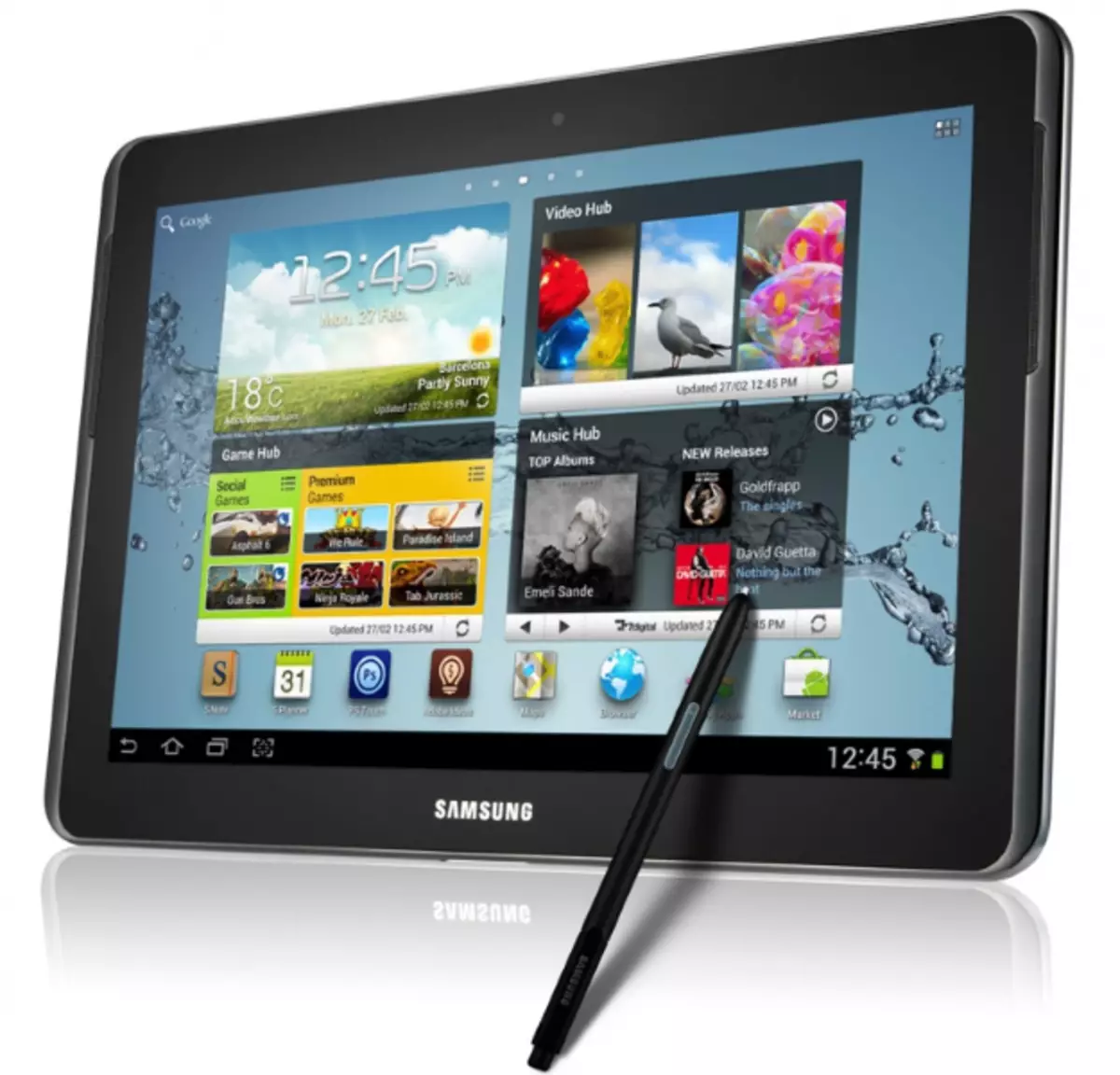 Samsung Galaxy Note 10.1 GT-N8000 öryggisafrit fyrir vélbúnað