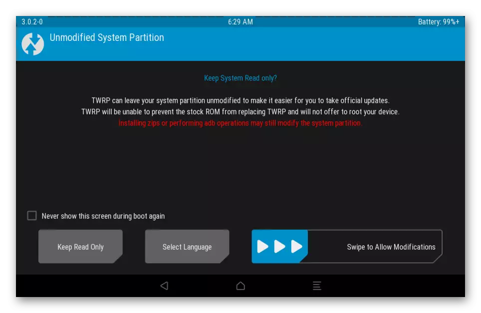 Samsung Galaxy Note 10.1 N8000 TWRP First Launch Recovery