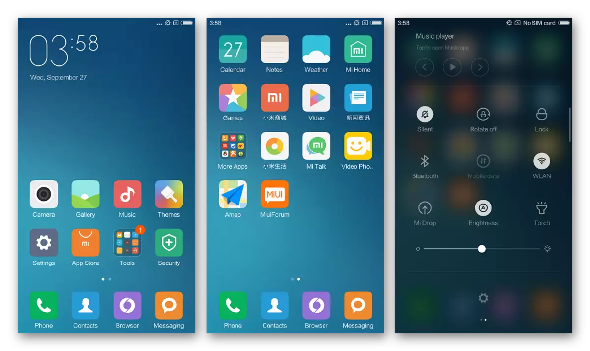 Xiaomi MI4C čínsky firmvér po aktualizácii prostredníctvom aktualizácií systému