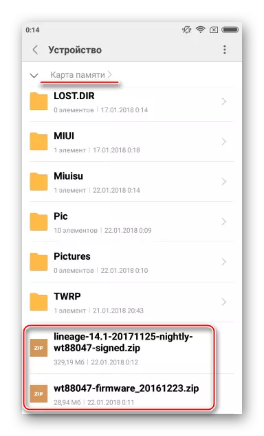 Xiaomi Redmi 2 Castom Firmware Files dan pakej untuk Pergi ke Android 7 pada kad memori