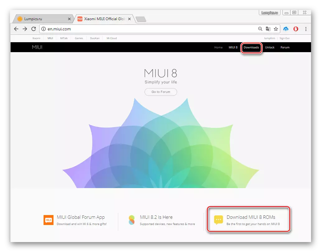 Firmware MIUI Xiaomi Oficiala retejo