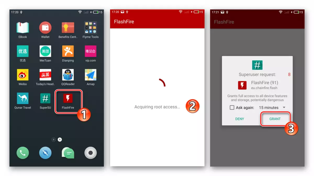 Meizu MX4 lanserar Flashfire, vilket ger en applikationsrot-privilegium
