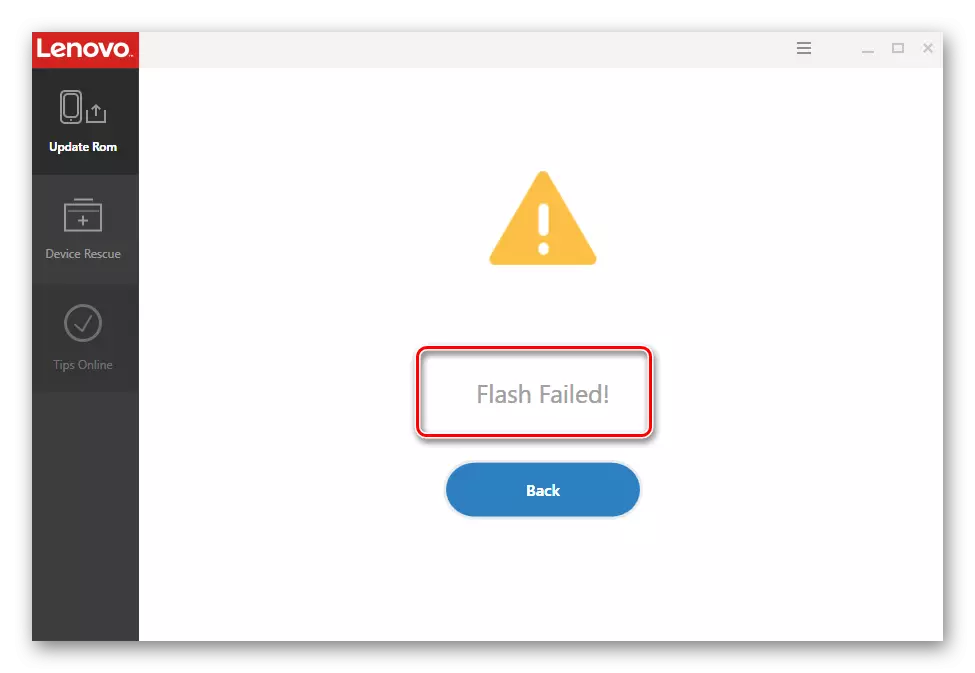 Lenovo A536 Smart Assistant Flash is mislukt