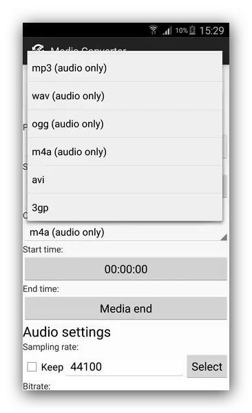 Conversión de formatos musicales en audio y conversor de video.