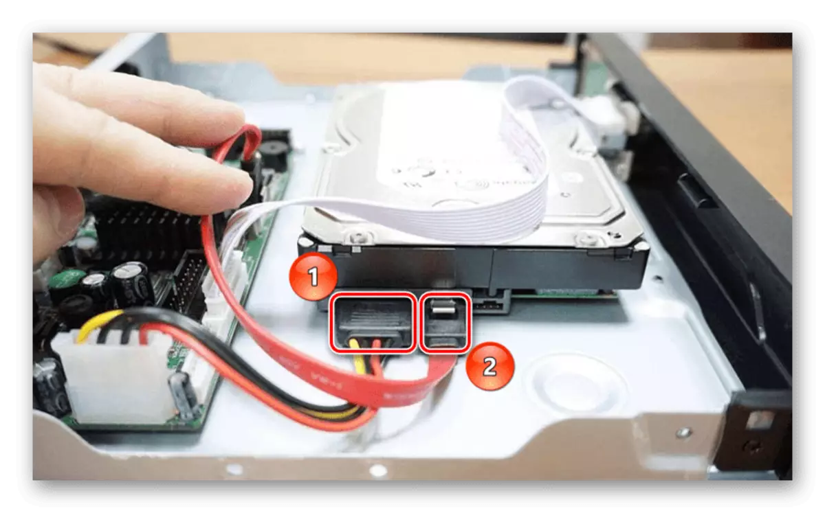 Mateni hard disk saka DVR