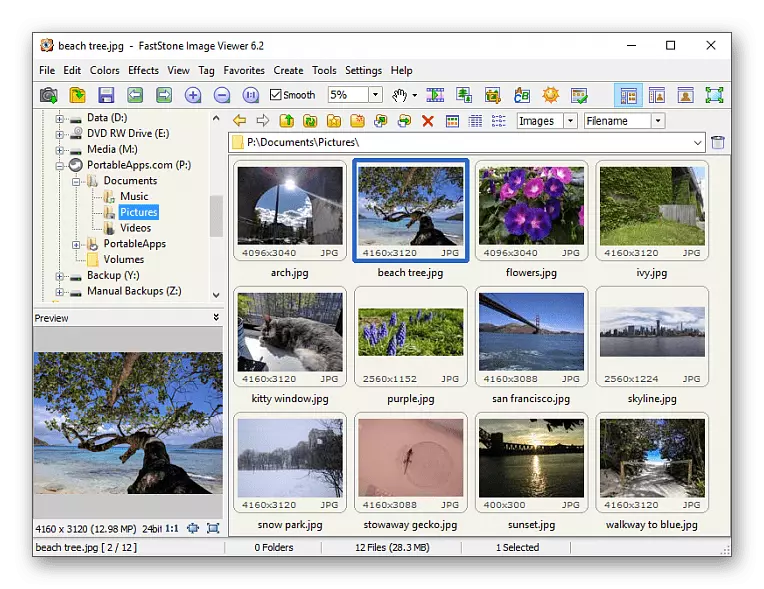 Використання програми Faststone Image Viewer для перегляду фотографій на комп'ютері