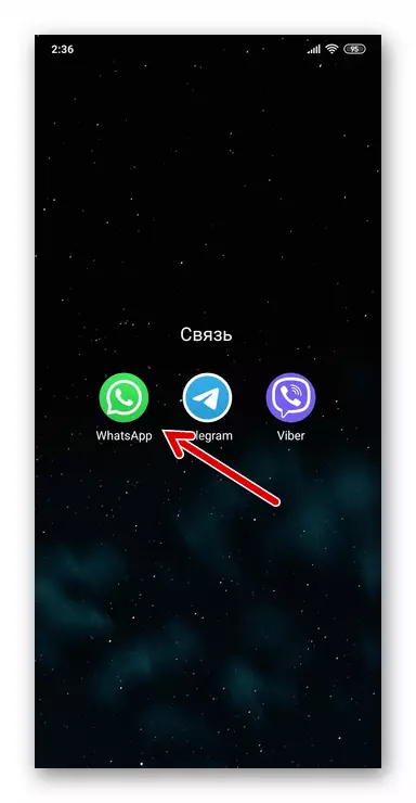 WhatsApp pou Android Icon Messenger sou OS la Desktop