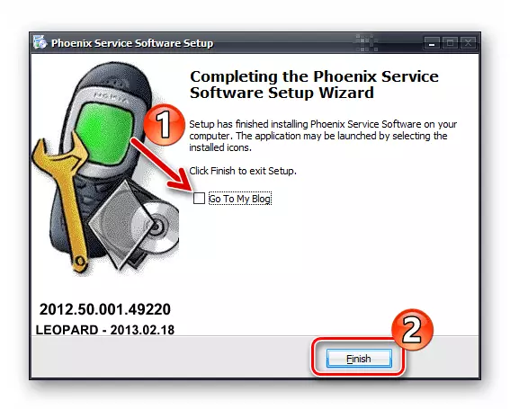 Nokia 6300 RM-217 Completing the Installing PHOENIX SERVICE SOFTWARE