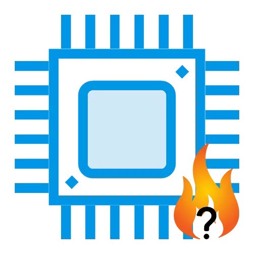 Tegn på brændt CPU