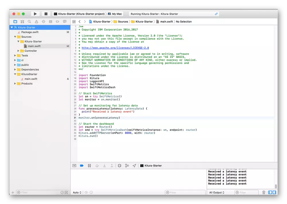 Utilisation de l'environnement de développement Xcode pour le code d'écriture