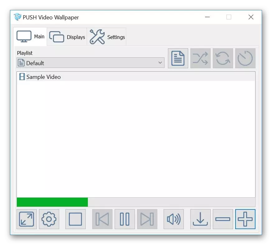 Wallpapersên zindî yên ji bo Windows 10 Desktop bi riya push Video Wallpaper
