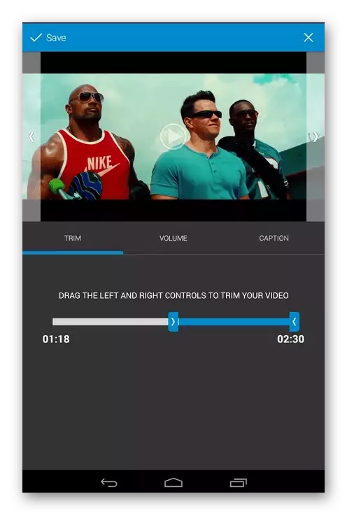 Modification de la vidéo Android via Wevideo Program