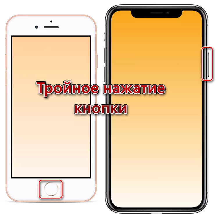 Stlačením tlačidiel zavoláte funkciu LEADOW na rôznych modeloch iPhone