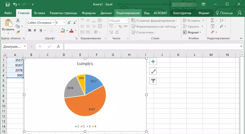Povezani grafikon u Excelu u riječi