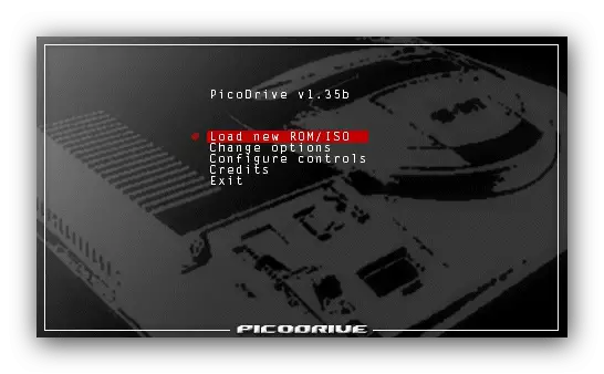 Picodrive Dizze emulator foar PlayStation Portable