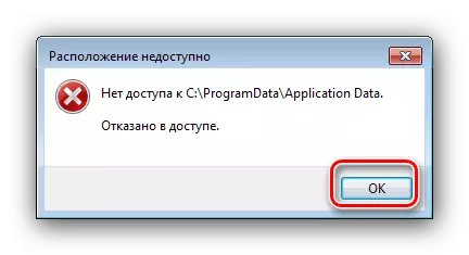 Windows 7'de Gizli dosyaların silinmesi sırasında yük devretme hatası örneği