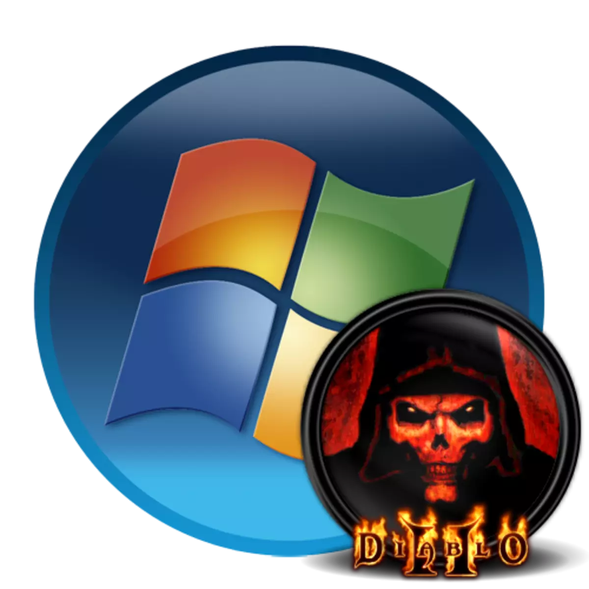 Diablo 2 begjint net op Windows 7