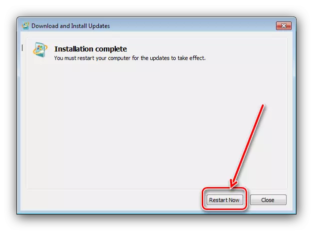Rebat Po instalaci aktualizace vyřešit problém Faceite antiqite v systému Windows 7