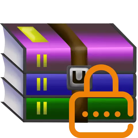 WinRAR में संग्रह पर पासवर्ड