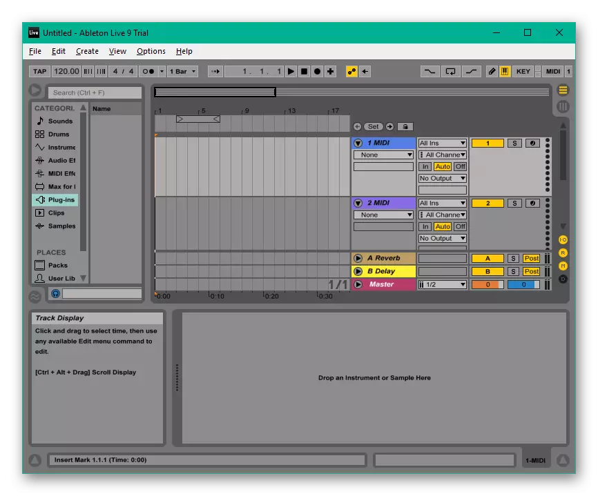 Ableton Live 소프트웨어를 사용하여 음악을 녹음합니다