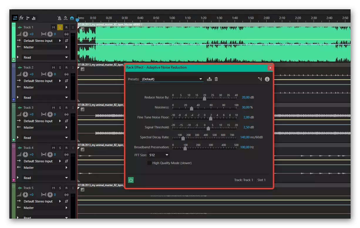 Usar o software de audición de Adobe para gravar música
