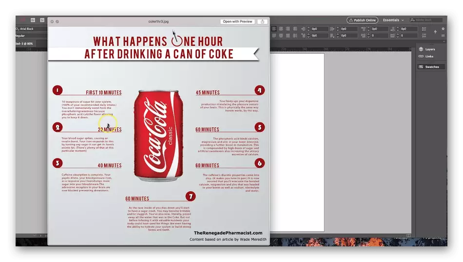 ການໃຊ້ Adobe Indesign ເພື່ອສ້າງ infographics