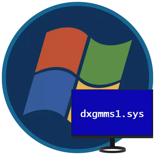Layar biru dengan kesalahan dxgmms1.sys di Windows 7