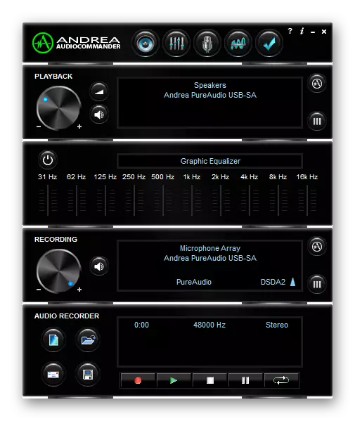 Mei help fan Andrea PC Audio Software-programma om de mikrofoan lûd te ûnderdrukken
