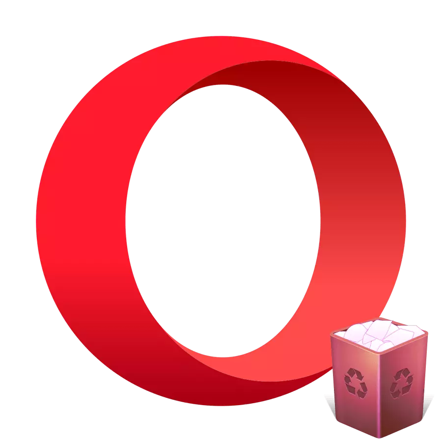 Casha čistenie v Opera Browser
